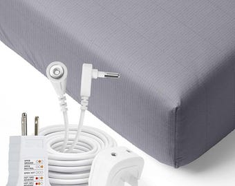 Organic Cotton Grounding Bed Sheet – Earthing Sleep Kit