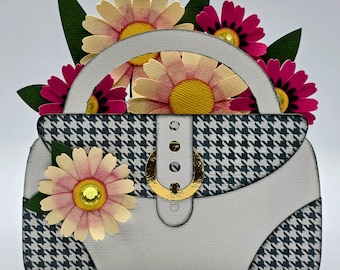 Purse Full of Flowers Box Card