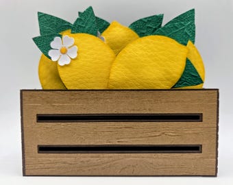 Lemon Crate Box Card