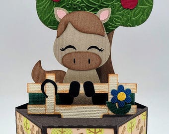 Horse Pop-Up Card