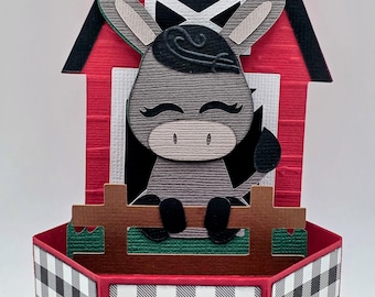 Donkey Pop-Up Card
