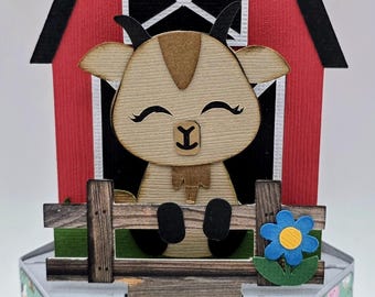 Goat Pop-Up Card