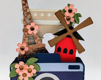 Travel Paris Box Card
