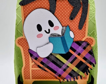 Ghost Reading Box Card