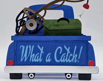 Going Fishing Truck Card