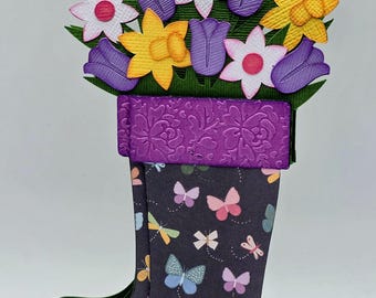 Rainboot Box Card