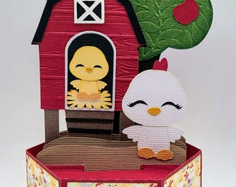 Chicken Pop-Up Card