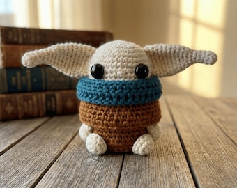 Baby Alien Crochet Pattern, Kawaii Amigurumi Doll (PDF Download)