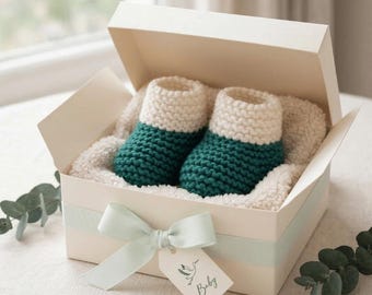Baby Booties Strickmuster Baby Booties Strickmuster 100% Wolle Neugeborene Strickmuster (PDF-Muster)