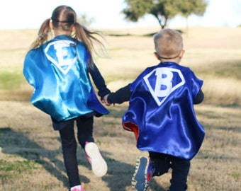 Superhero cape and mask - superhero birthday - imagination play - costume  {CLEARANCE}