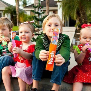 Popsicle Holder - Frozen Yogurt Holder - Popsicle Sleeve - Stocking Stuffers - Easter Basket stuffers - Personalized for Kids - kid gifts
