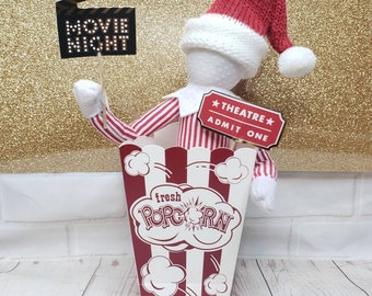 Elf Nights: Movie Night set -  Christmas elf props