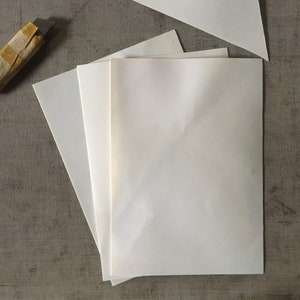 Natural goatskin parchment - Vellum - Real parchment - Goatskin parchment paper