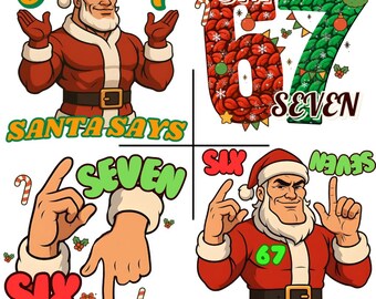 Paquete de 67 imágenes PNG navideñas divertidas, paquete de imágenes PNG de Papá Noel divertido, imágenes PNG de Papá Noel, imágenes PNG navideñas, descarga digital navideña de Papá Noel, imágenes prediseñadas navideñas