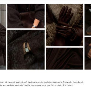 Plantilla de Canva para moodboard de chocolate | Moodboard de moda | Plantilla digital editable | Paleta de colores, materiales y texturas | ELEM Studio