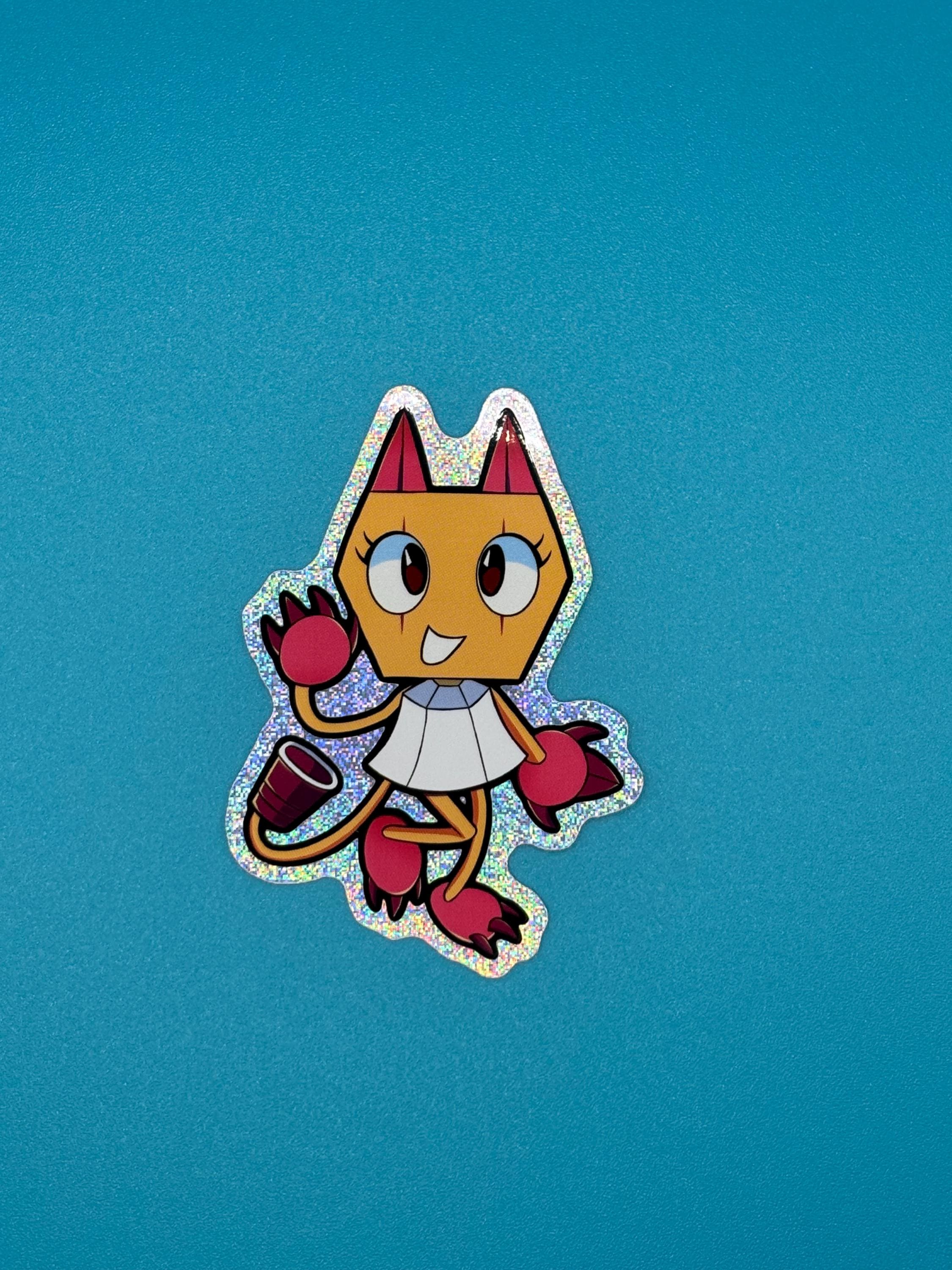 Dandy's World Scraps Glitter Sticker - Etsy