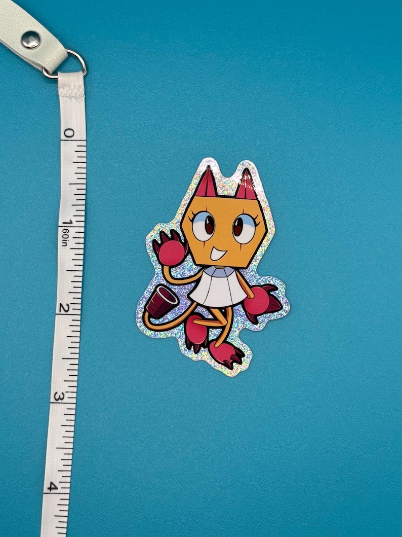 Dandy's World Scraps Glitter Sticker - Etsy