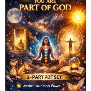 Spiritual Awakening Guide, Mind Power, Consciousness, Shadow Work, Meditation (2-Part PDF) image 1