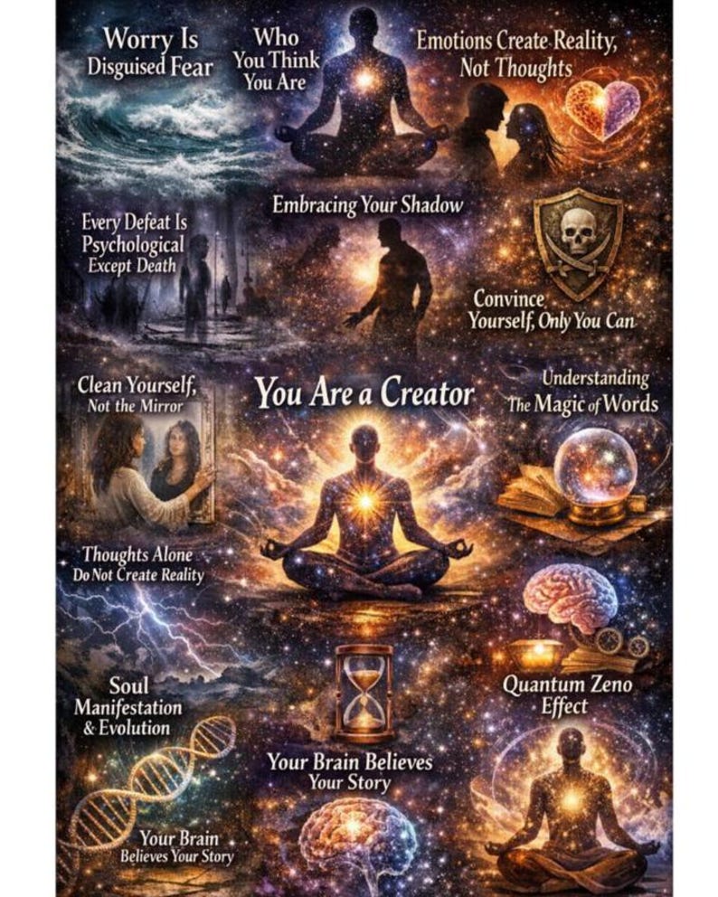 Spiritual Awakening Guide, Mind Power, Consciousness, Shadow Work, Meditation (2-Part PDF) image 6