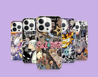 Soul Eater Phone Case Anime Cover For iPhone 17Pro, 16, 15, 14, 13, 12, Samsung S26, S25, S24, S23Fe, S22, A16, A26, A56, Pixel 10, 9Pro