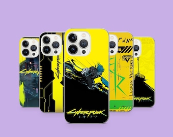 Cyberpunk Phone Case Hacker Gaming Cover For iPhone 17Pro, 16, 15, 14, 13, 12, Samsung S26, S25, S24, S23Fe, A16, A26, A56, Pixel 10, 9Pro