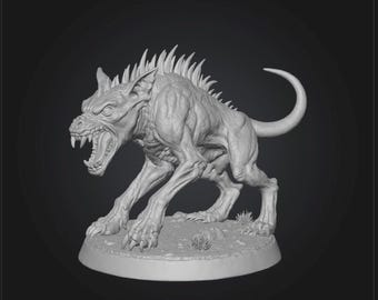 Chupacabra Miniature: Custom-Designed Cryptid Figurine