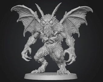 Cryptid Mothman Miniature: Custom-Designed Monster Figurine