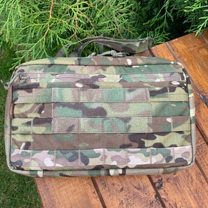 Tactical Tablet Bag Multicam | Cordura MOLLE Pouch 9–10.4 Inch Shoulder Case