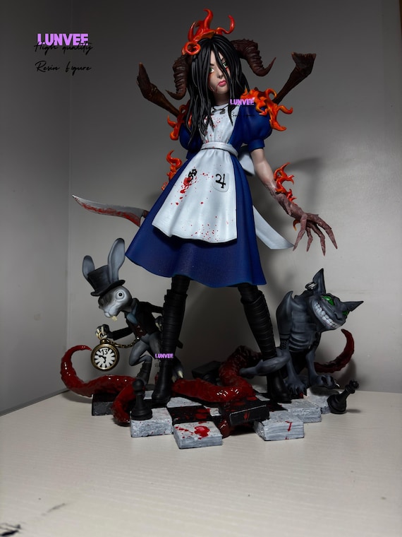 Alice Madness Returns Collectible Figure, Haunted Alice Statue