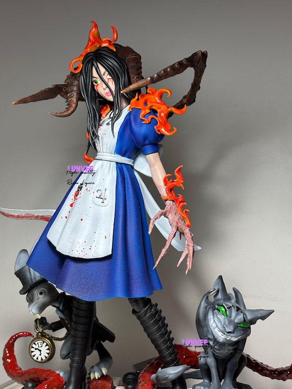 Alice Madness Returns Collectible Figure, Haunted Alice Statue
