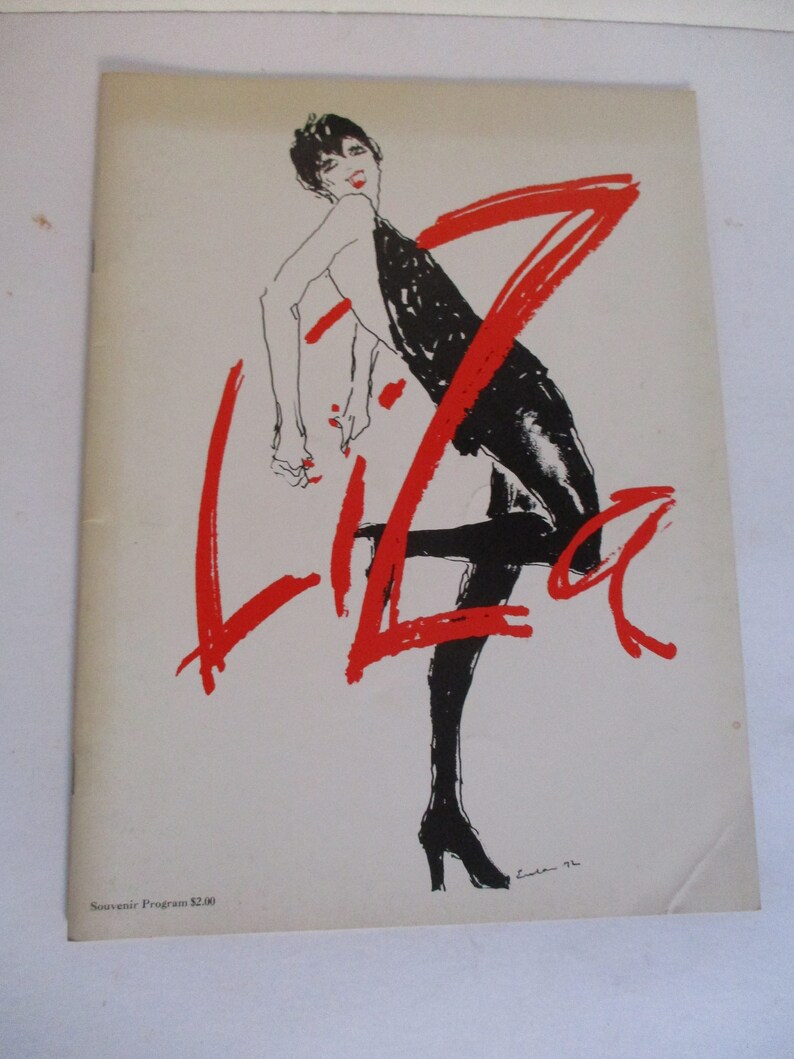 LIZA 1974 Liza Mannelli Souvenir Program