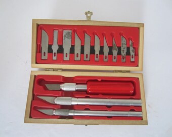 X-ACTO Basic Knife Set, w/ 3 Handles & 13 Blades