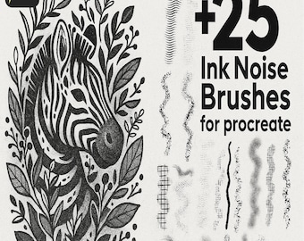 Procreate Halftone Brushes, Screentone Brush Set, Procreate Stipple Brush, Procreate Shaders, Procreate Texture Brushes, Comic Book Brushset