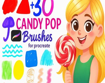 Procreateオイルペイントブラシ、リアルなオイルテクスチャ、アクリルProcreateブラシ、インパストブラシセット、抽象画、グアッシュペイントブラシ