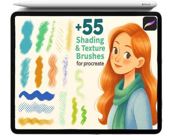 Procreate Texture Brushes, Stipple Shading Brush Set, Procreate Palettes, Procreate Papers, Procreate Drawing Brush, Digital Sketch Brushes