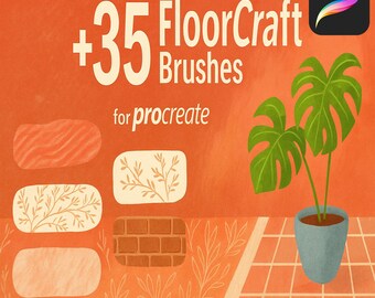 Pinceles para suelos de interiores de Procreate, pincel para mármol, pinceles para texturas de piedra, pinceles para paredes de Procreate, pincel para azulejos, pincel para diseño de interiores de Procreate