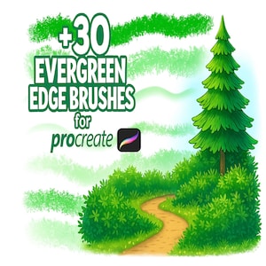 Procreate Foliage and Hedge Brushes – Leaf Scatter Borders, Shrub Texture, Bushy Edges, Ground Cover, Soft Greenery Painting Kit Builder Set