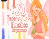 Procreate Watercolor Brush Set, Watercolor Washes, Procreate Pastel Shaders, Procreate Blending Brushes, Painting Brush, Watercolor Textures