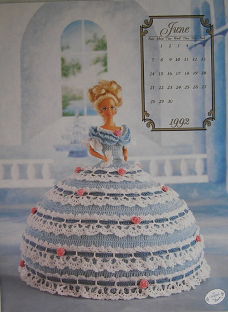 Annie's Attic Crochet Bed Doll Pattern June 1992 Cotillion Etsy