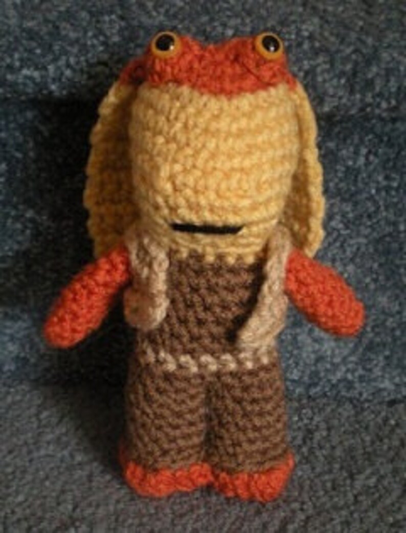 Made to Order Hand Crocheted Star Wars Jar Jar Binks Etsy