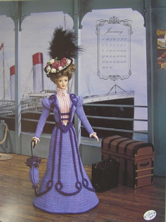Annie's Attic Crochet Bed Doll Pattern January 1995 Turn Etsy