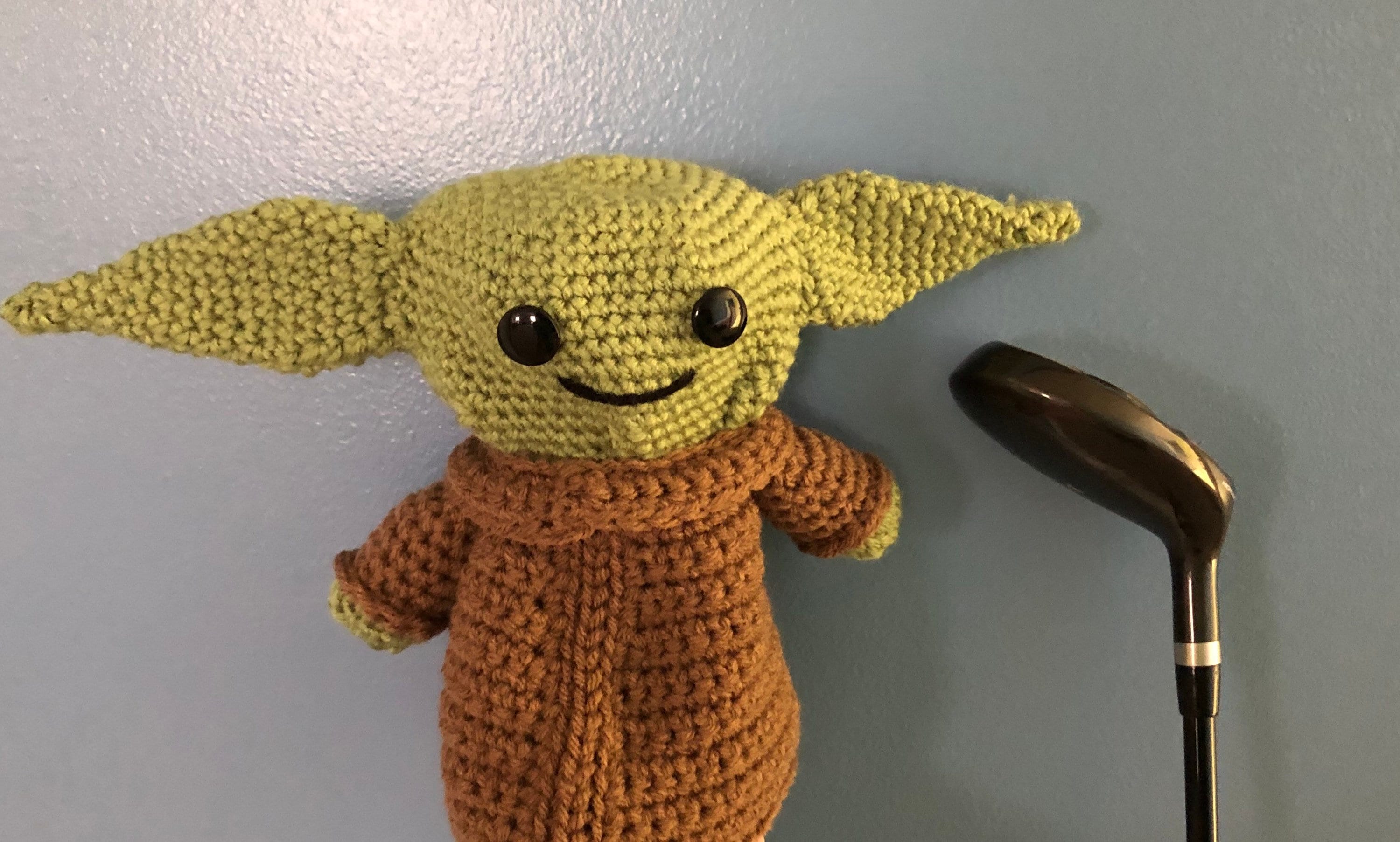 Made to order Hand crocheted Star Wars Baby Yoda Golf Club Etsy