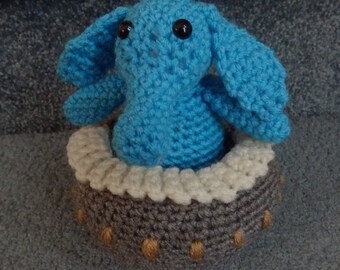 Made to order, Hand crocheted Star Wars Max Rebo with Piano Jabba the Hut Band Amigurumi Doll