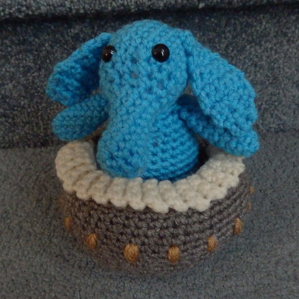 PDF File Crochet Pattern Hand crocheted Star Wars Max Rebo with Piano Jabba the Hut Band Amigurumi Doll