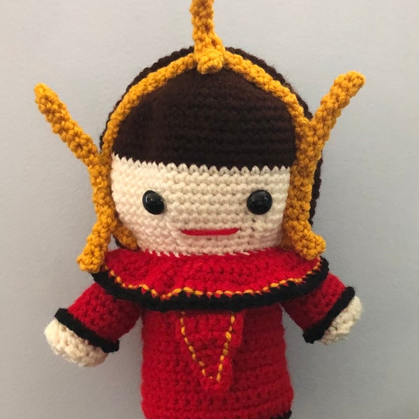 Made to Order, Hand crocheted Star Wars Queen Amidala The Phantom Menace  Naboo Golf Club Head Cover Doll Choose Size