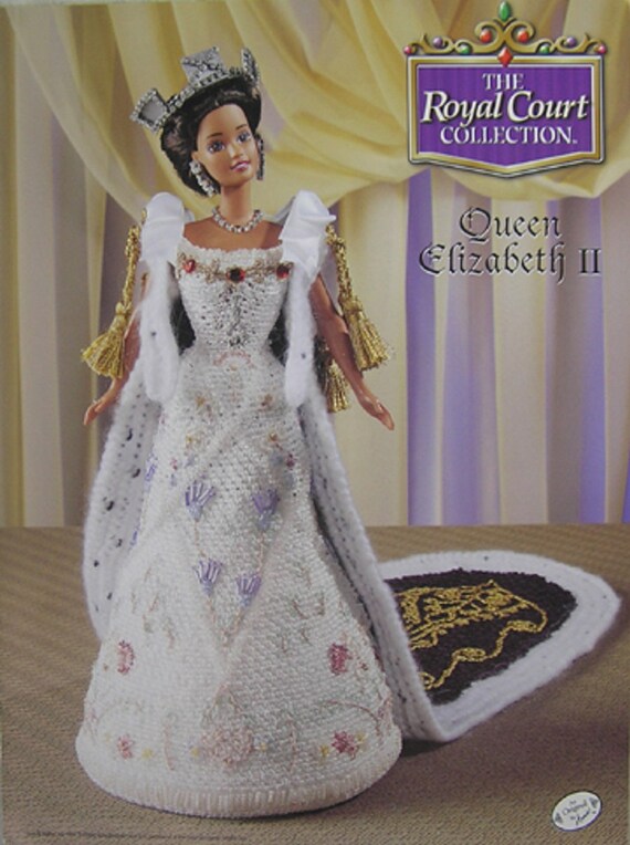 Empress Alexandra ~ fits Barbie dolls Royal Court crochet pattern booklet NEW