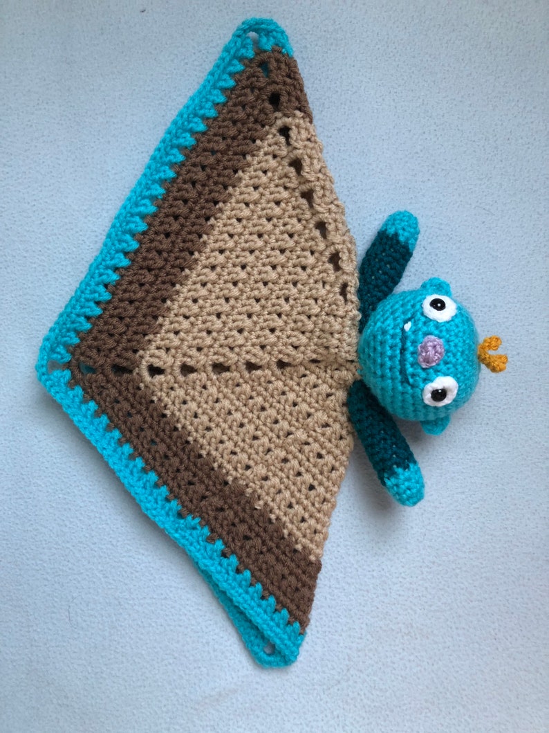 Made to Order Lovey Baby Blanket Doll Hand Crocheted Wally Etsy