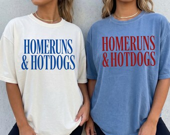 Homeruns & Hotdogs PNG Bundle, Baseball Game Day Design Digital Download