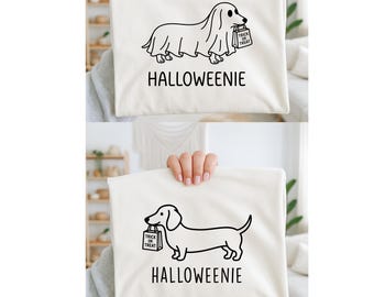 Halloweenie PNG Bundle, Dachshund Halloween Shirt Design, Funny Wiener Dog PNG, Trick or Treat Dog, Funny Halloween Shirt PNG