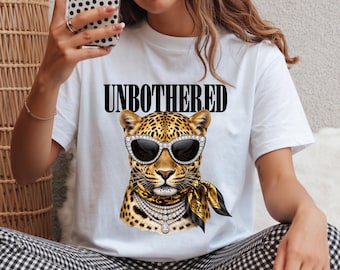 Oberört leopard PNG, Boujee Jeweled Leopard Sunglasses Design, Bortskämd Boujee svg png (digital nedladdning)